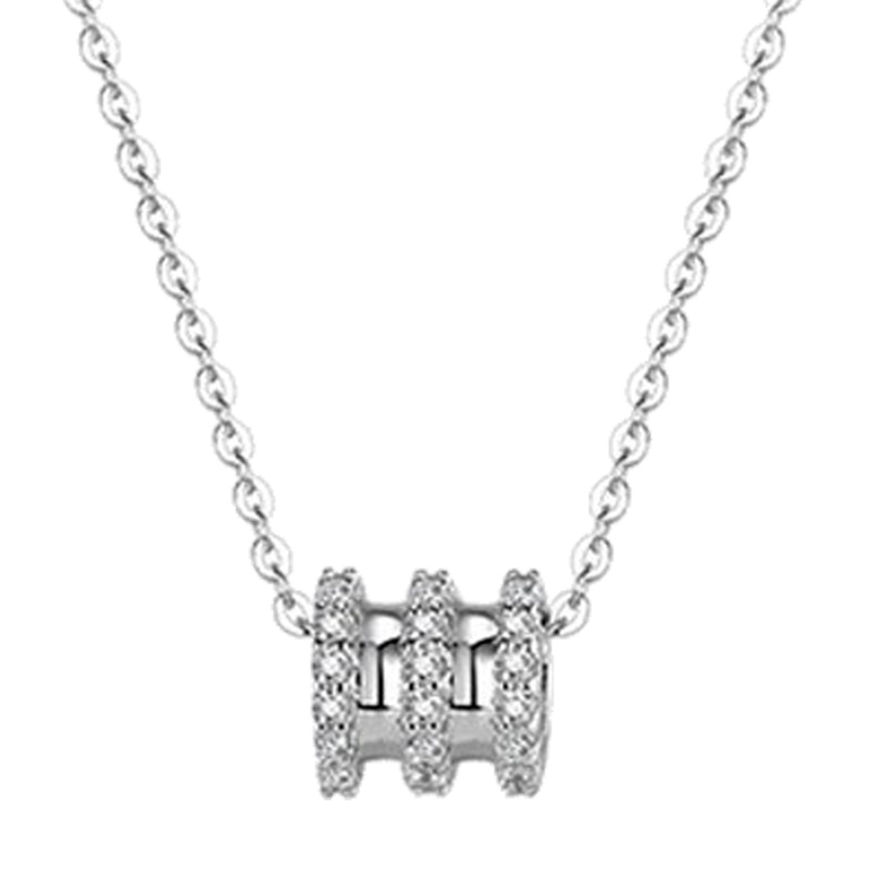 晓色 钻石镶嵌小蛮腰 项链