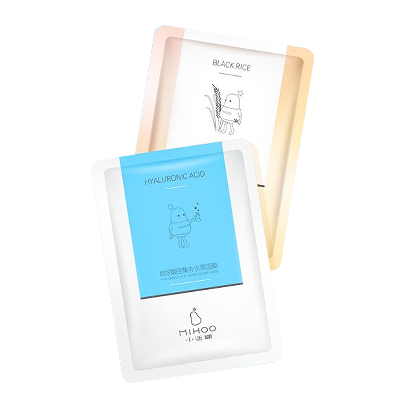 小迷糊 黑白补水面膜