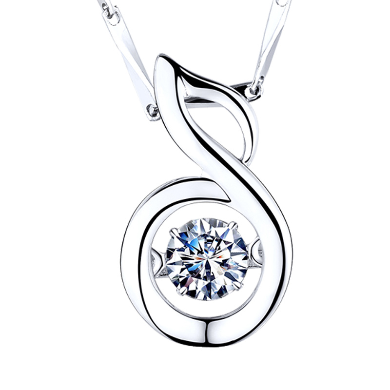 Mymiss音符银项链