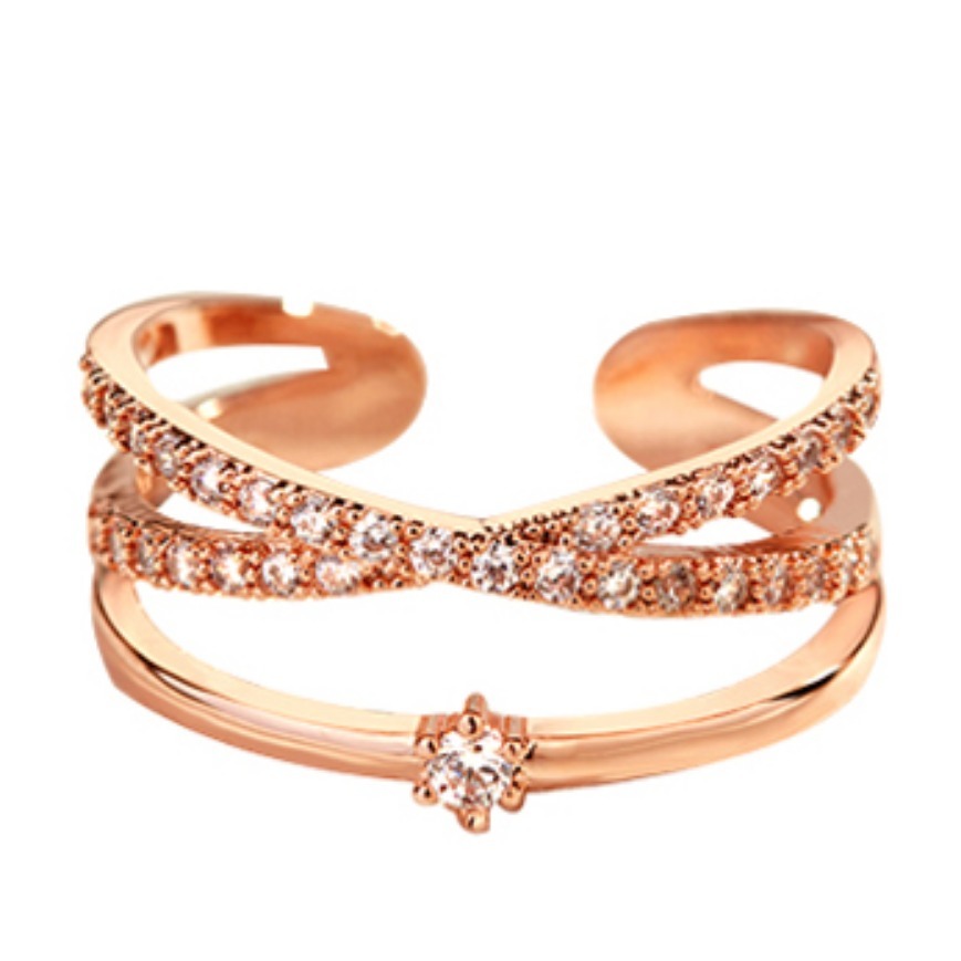 桑玛 玫瑰金 戒指