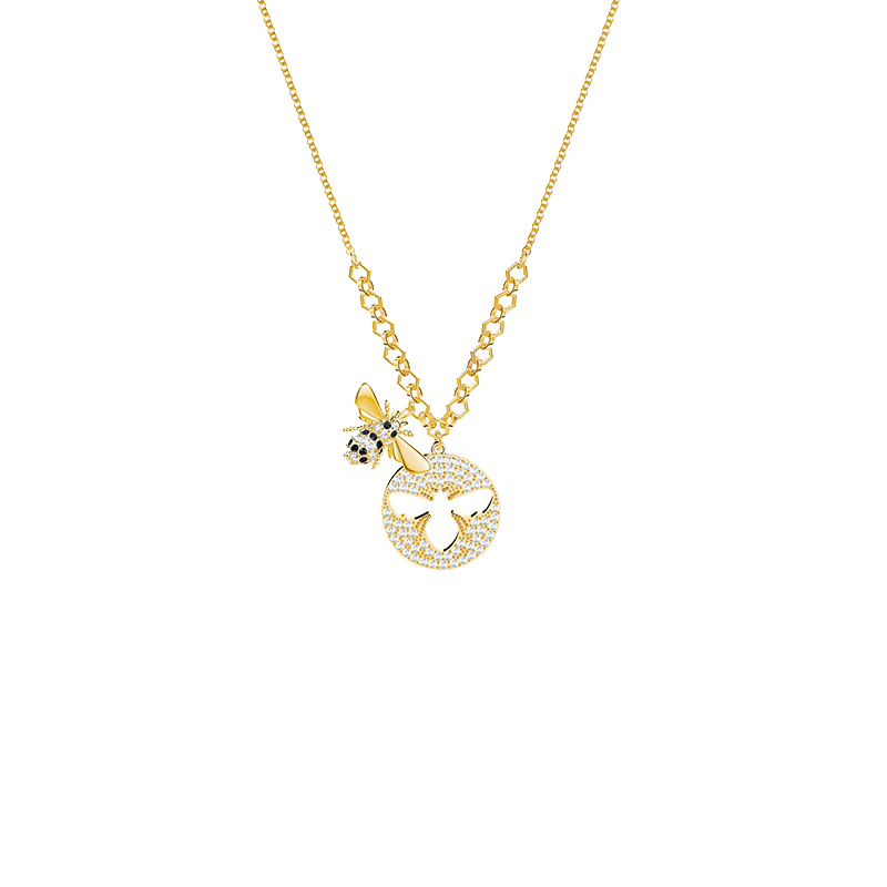 施华洛世奇 可爱蜜蜂项链