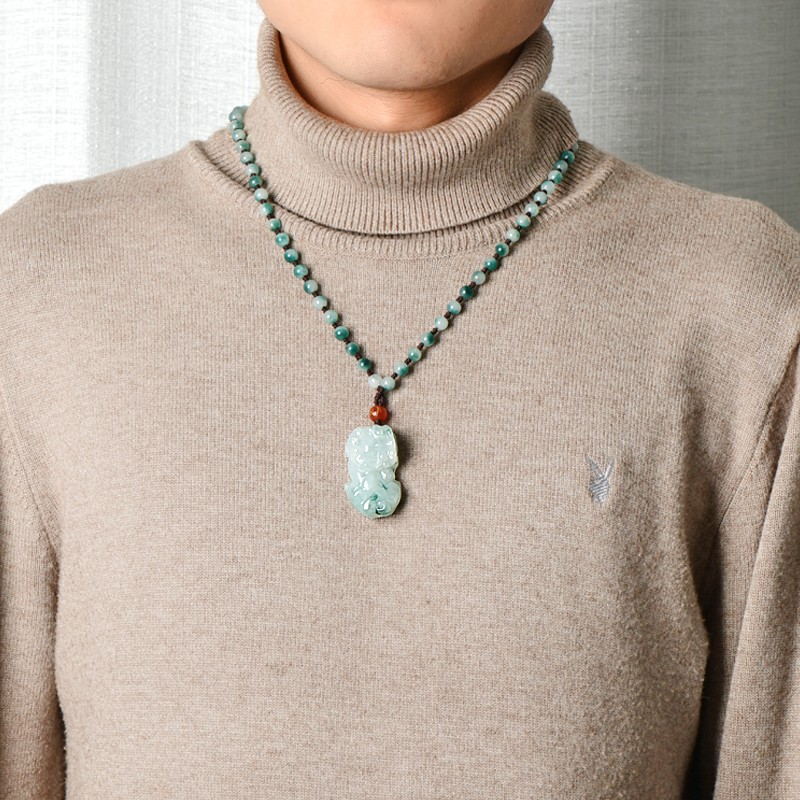 可玉可求 剔透饱满 翡翠吊坠