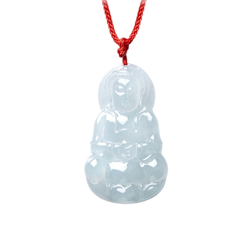 周大福 优雅大气翡翠吊坠