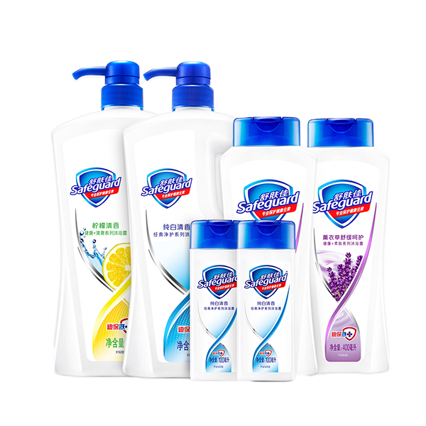 舒肤佳 温和洁肤套装沐浴露