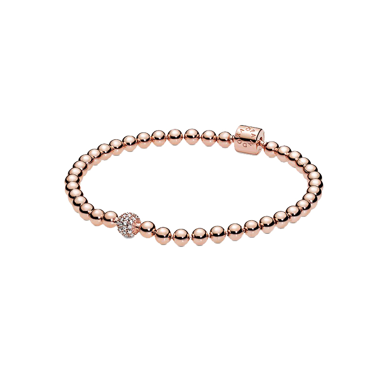 潘多拉 密镶透明闪石手链