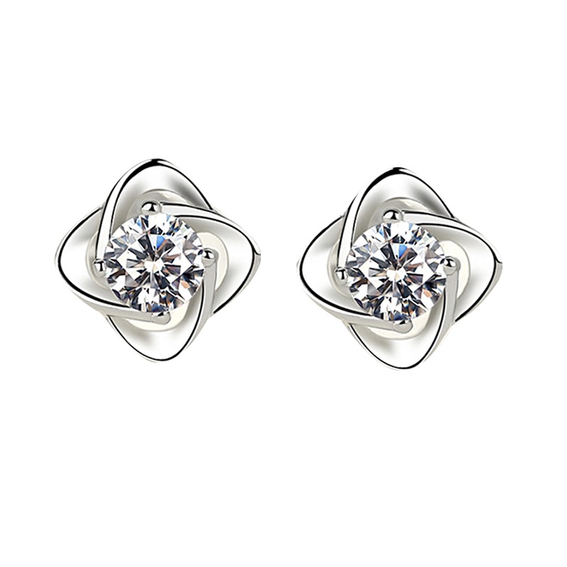 唯一 四叶草 耳环