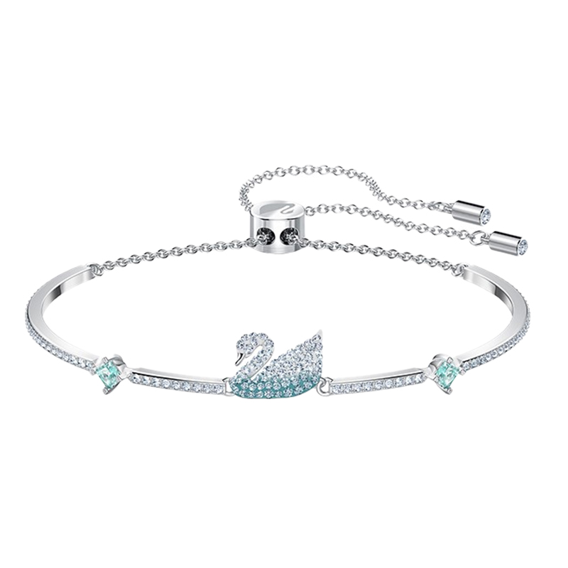 施华洛世奇蓝色天鹅手链