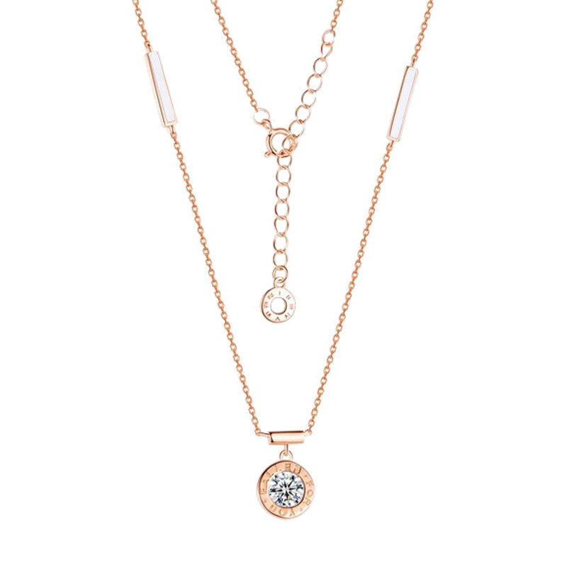 银千惠简约锁骨项链