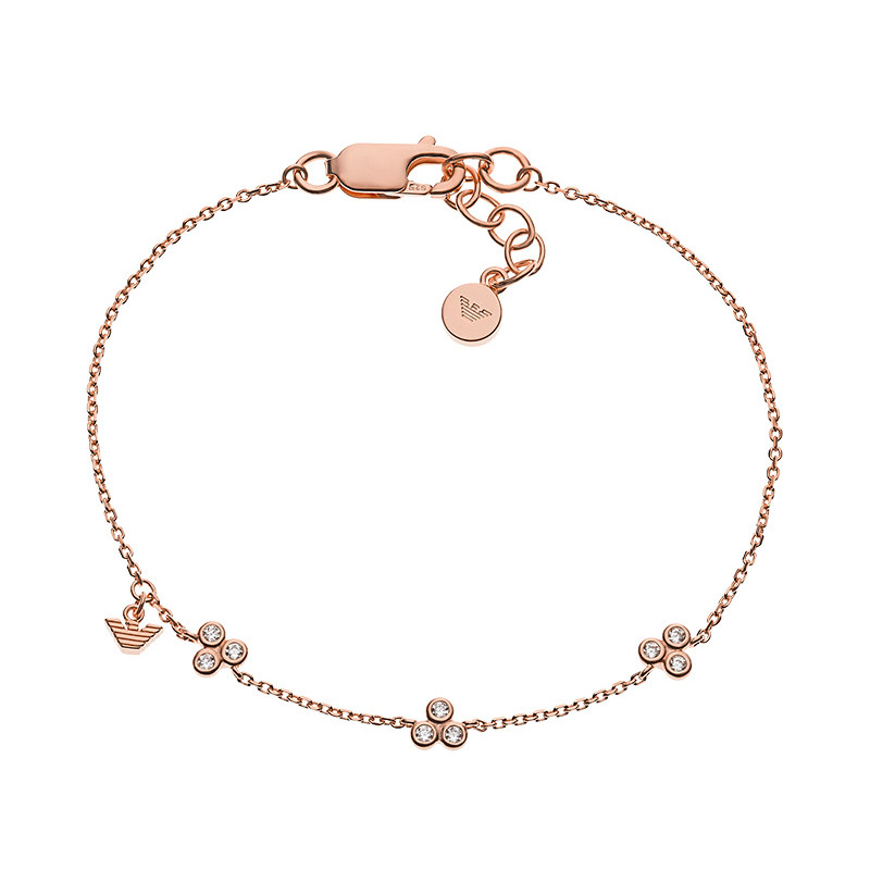 阿玛尼925银镶钻手链