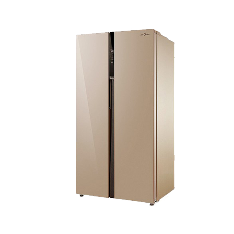 美的 纤薄机身电子控温节能冰箱