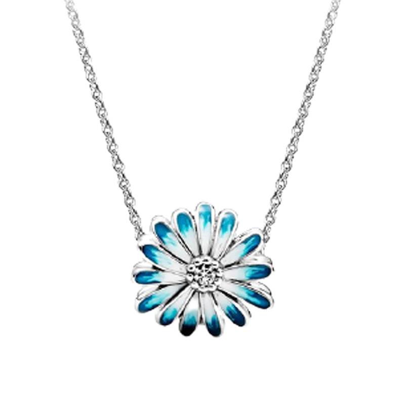 潘多拉 立体小雏菊项链