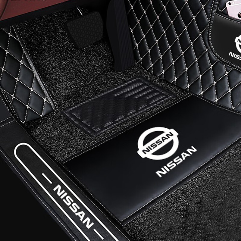 威鹰 双层黑金菱形汽车脚垫