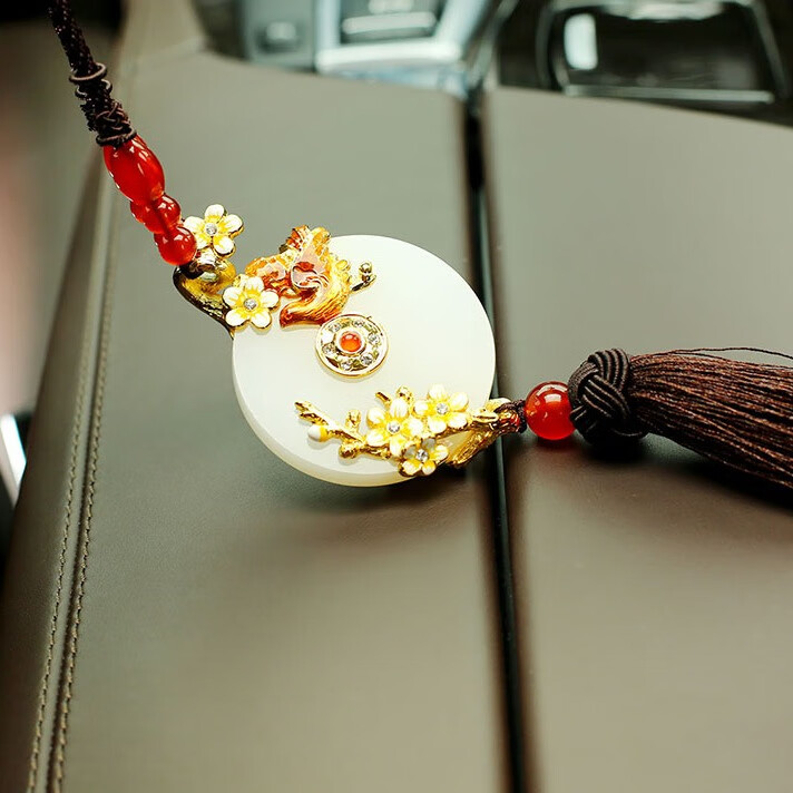 米诺斯 玉石珐琅挂件