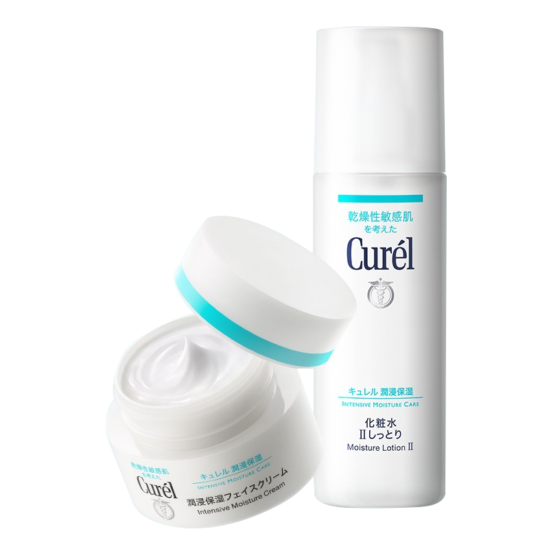 日本珂润 保湿水霜护肤套装