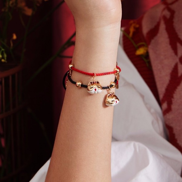 AJIDOU 可爱小猫头手链