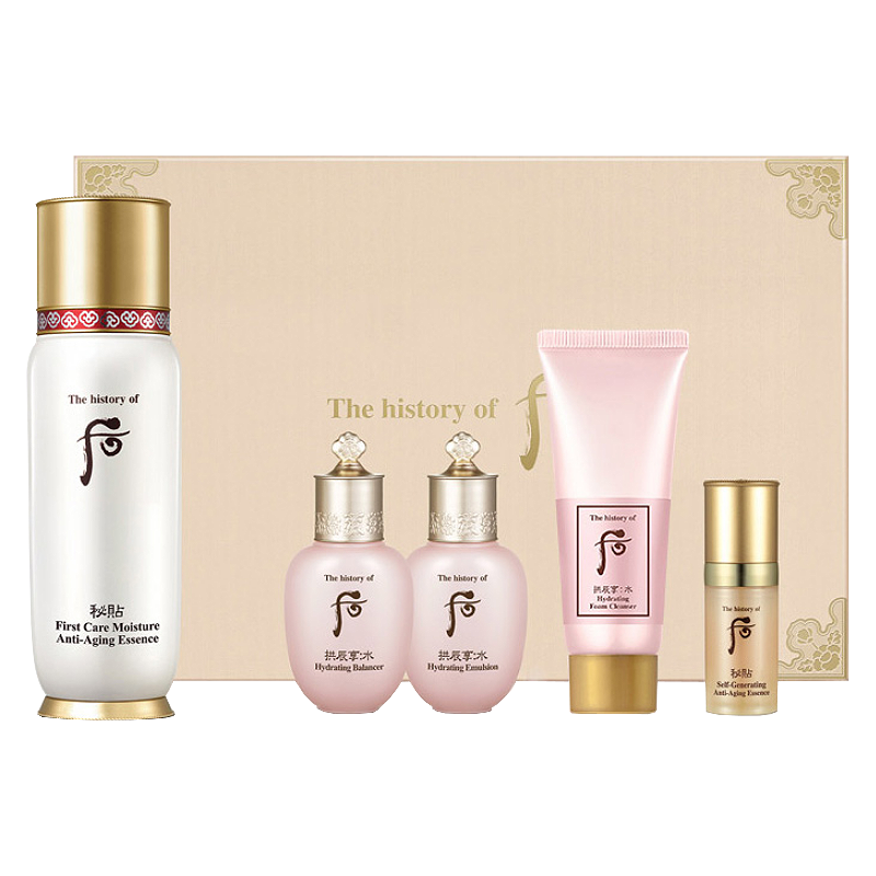 后 秘贴清颜顺滑精华液护肤套装