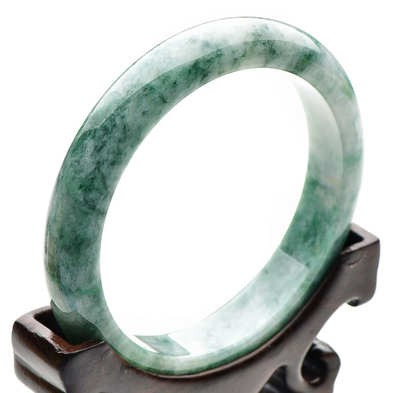 千载一玉 冰底飘绿手镯