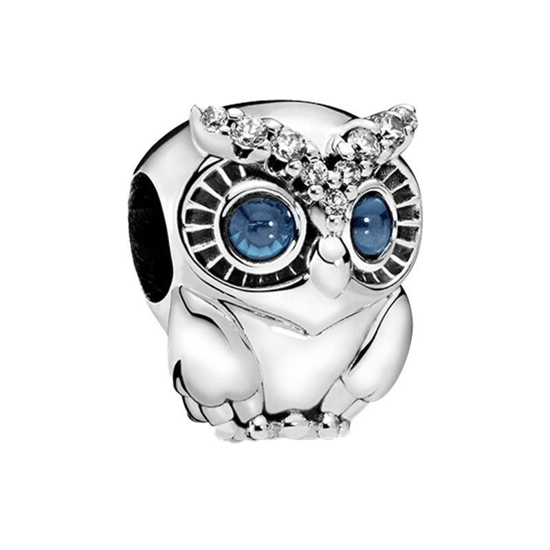 潘多拉猫头鹰银手链