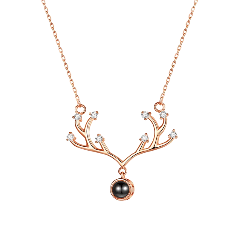 N2IT 一鹿有你镀金项链