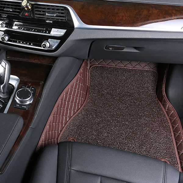 君驰双层带兜汽车脚垫