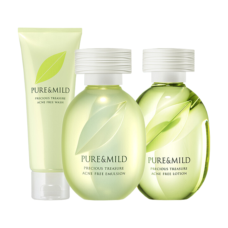 泊美 鲜纯珍萃净痘护肤套装