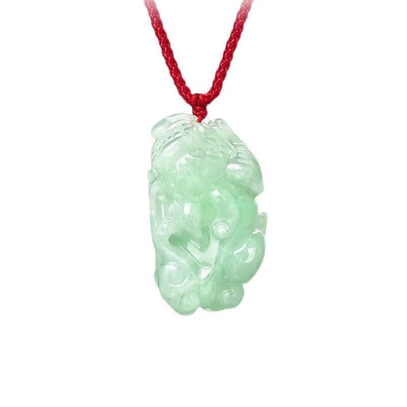 周大福 质地细腻翡翠吊坠