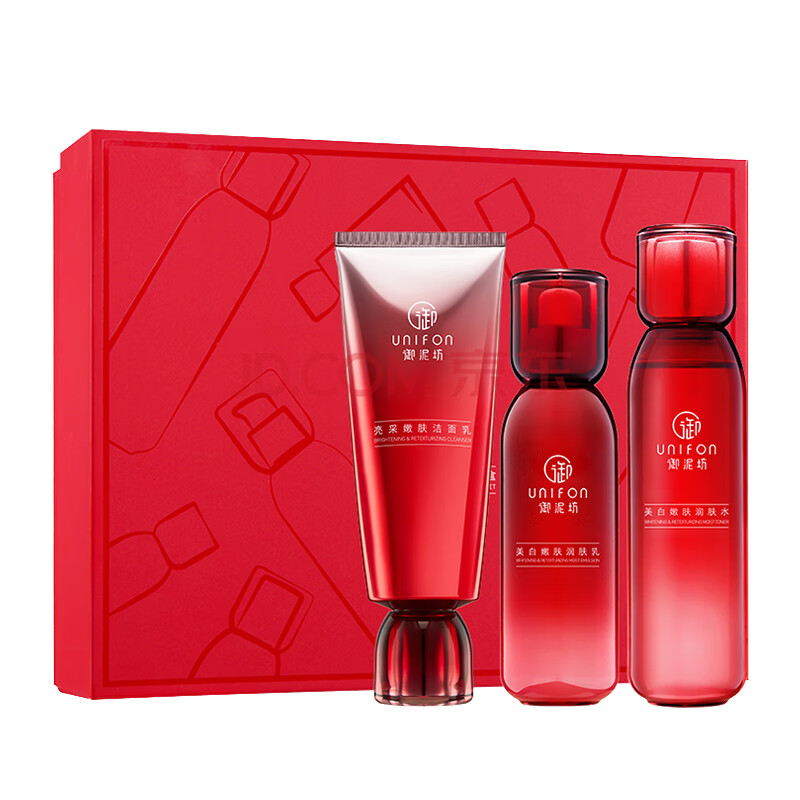 御泥坊 小红瓶淡斑 护肤套装