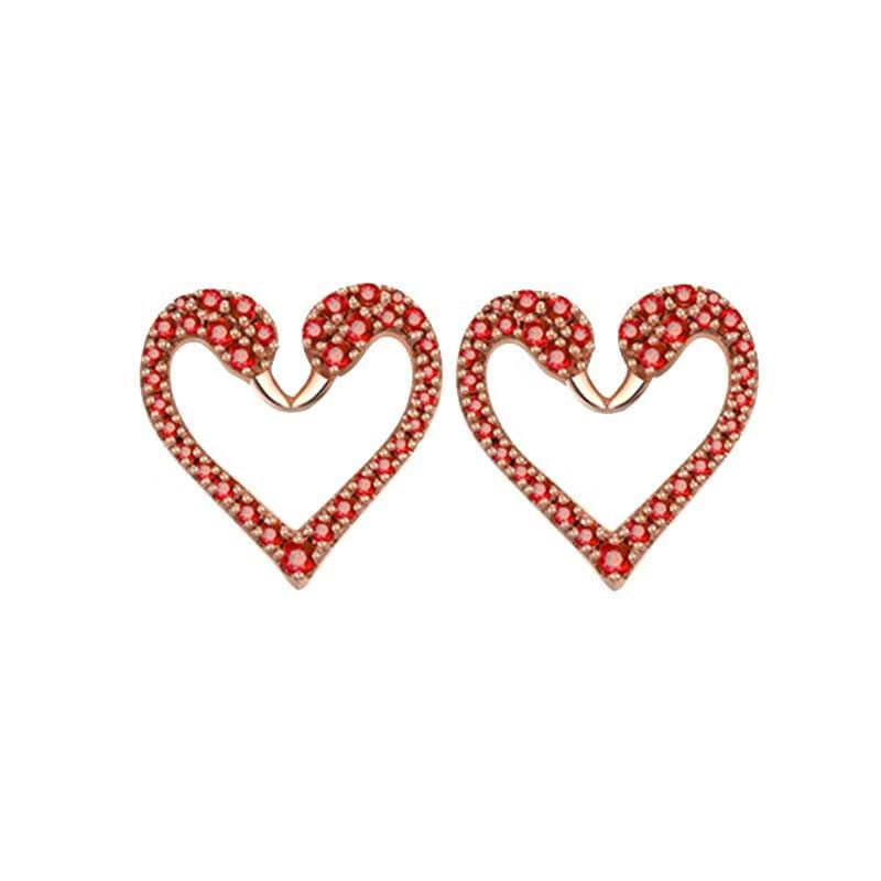 Mymiss红色天鹅送女友耳饰