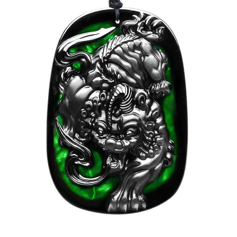 祥祯福珠宝 貔貅造型 翡翠吊坠