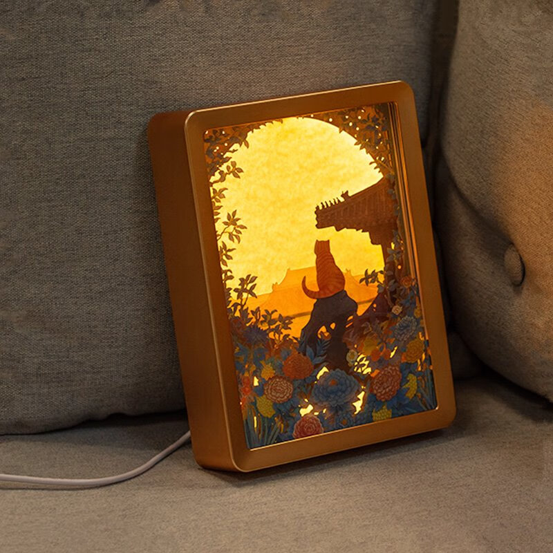 故宫文化 LED纸雕灯