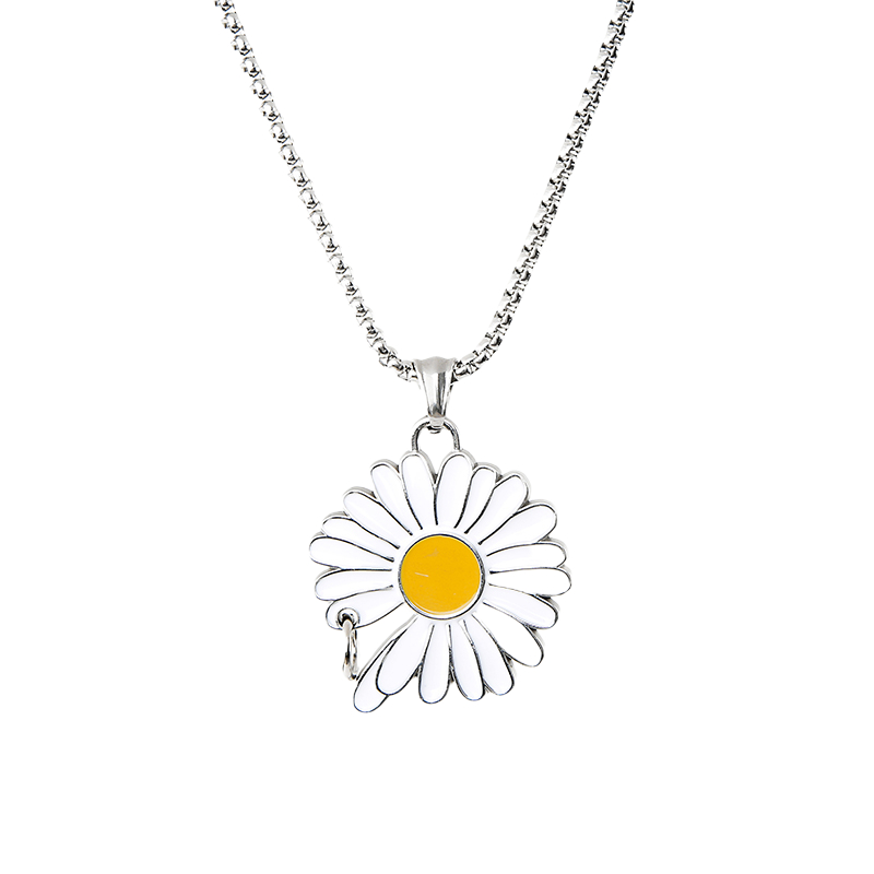 古由卡潮牌小雏菊项链