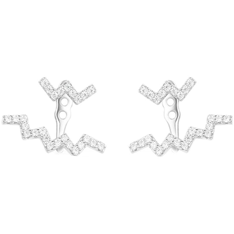 AM 几何线条耳饰