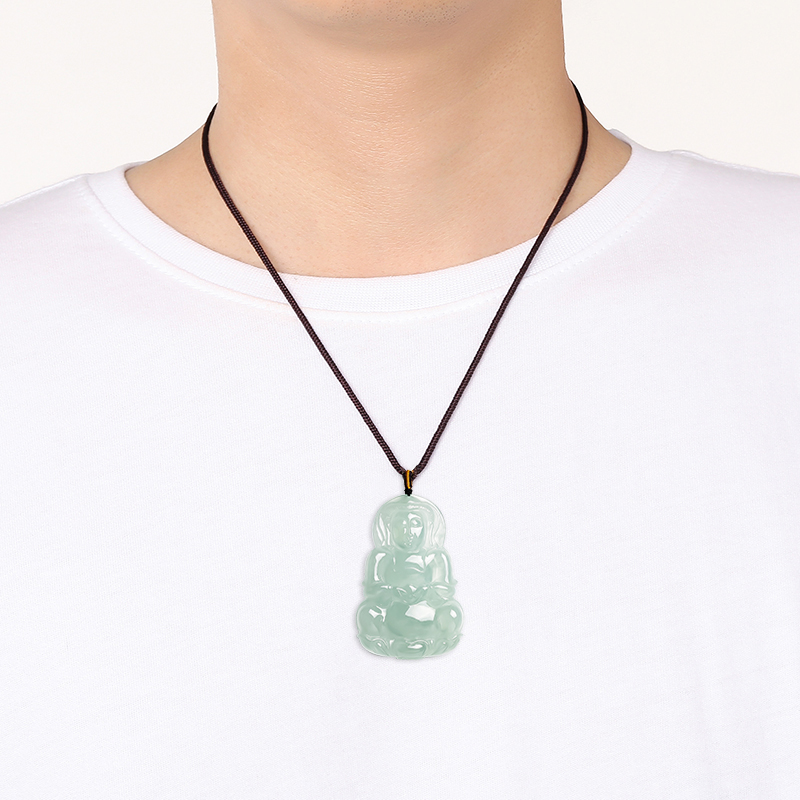东方雅翠 冰糯种翡翠吊坠