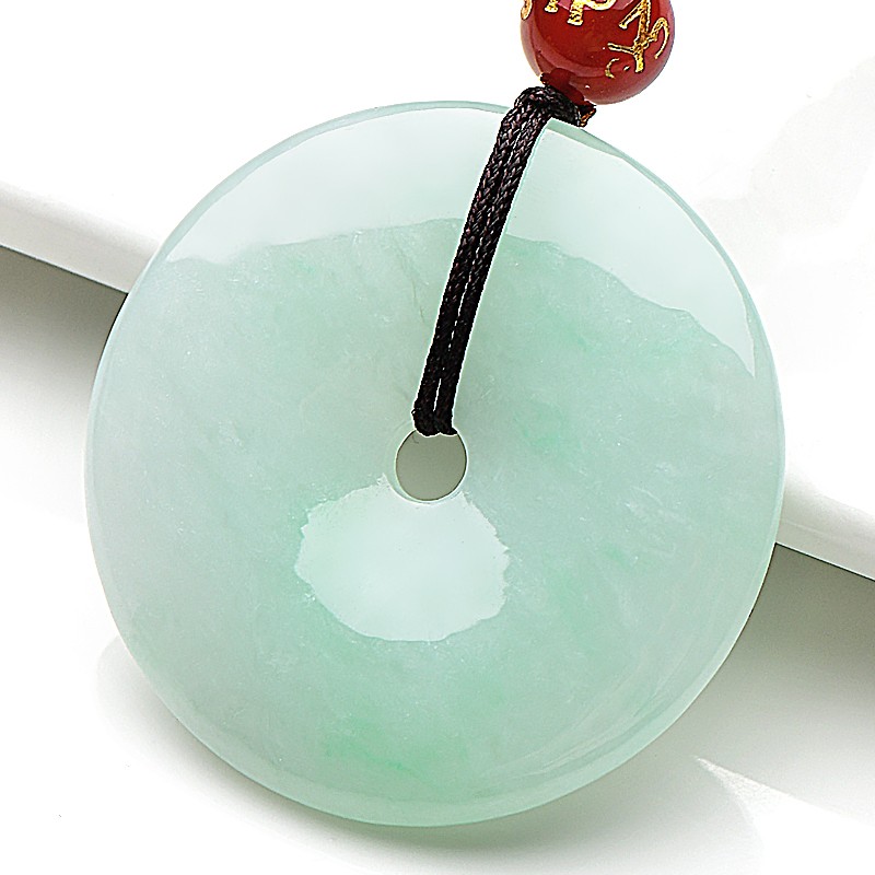 可玉可求 翡翠玉平安扣吊坠