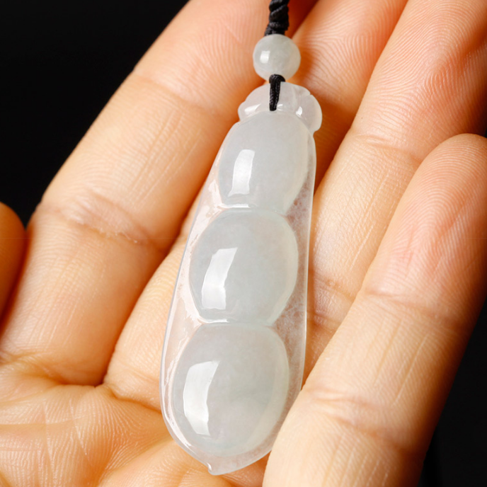 珪宝 四季平安主体翡翠吊坠