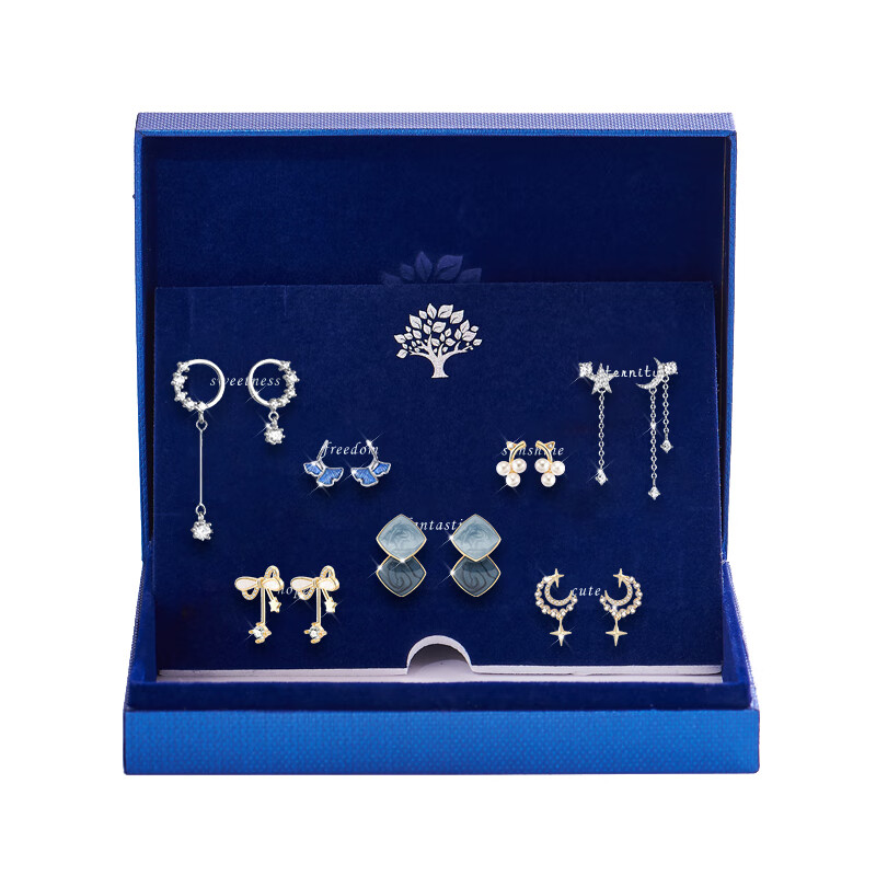 缔晶 百变花样耳饰