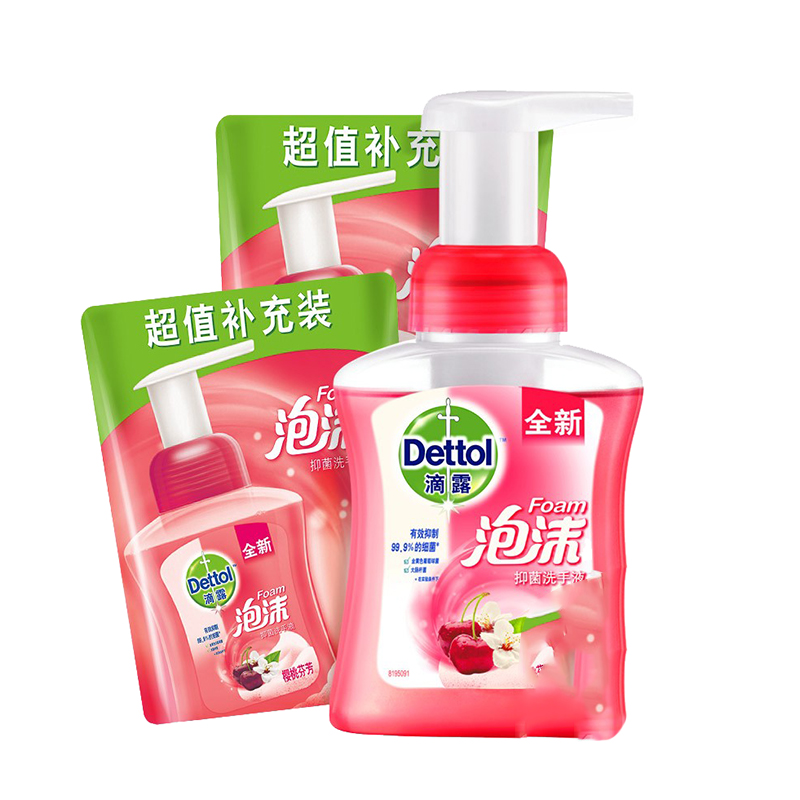 滴露 快速抑菌消毒洗手液