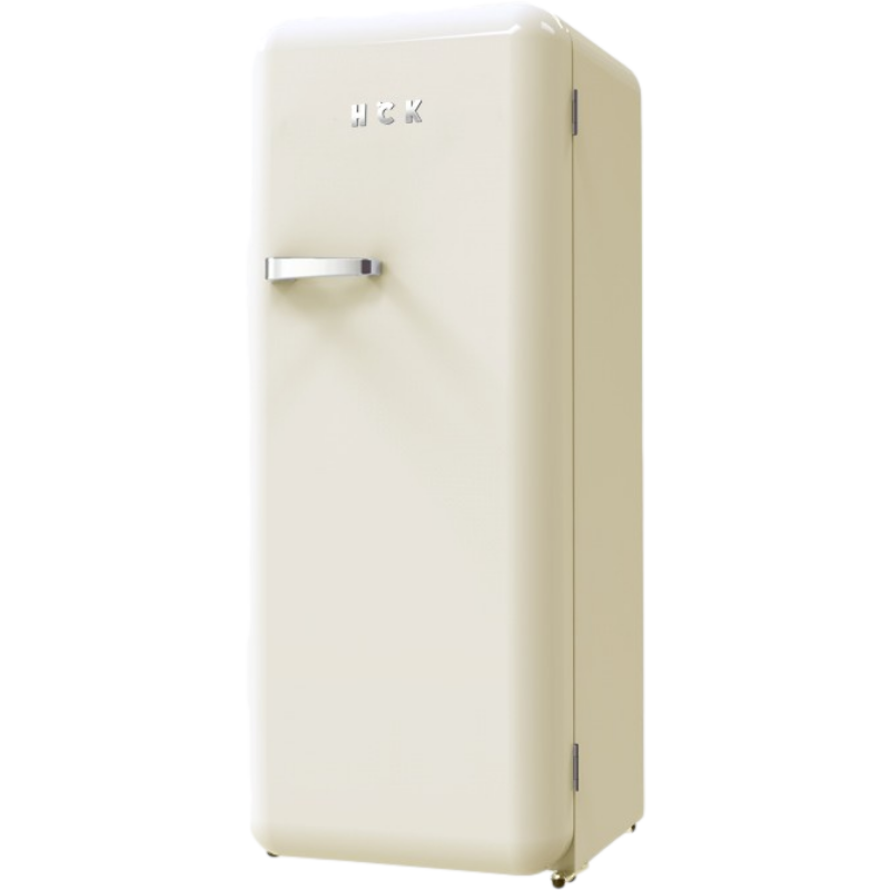 哈士奇 复古单门冰箱