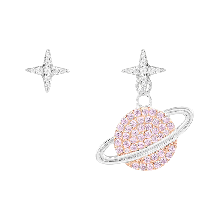 APM 粉色星球耳饰