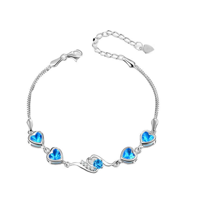 洛岚卡 撞色爱心 手链