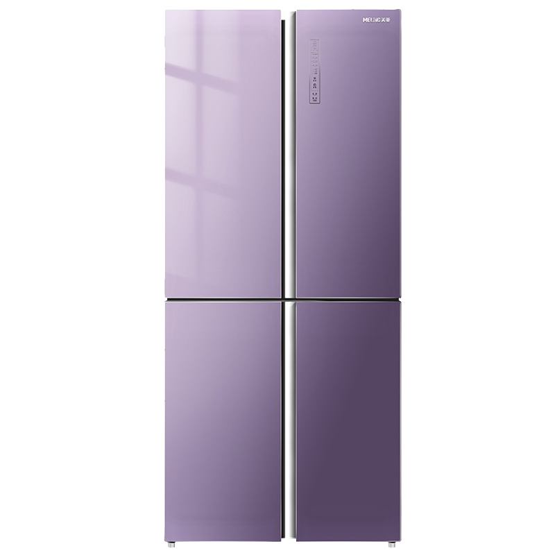 美菱 变频净味十字门冰箱