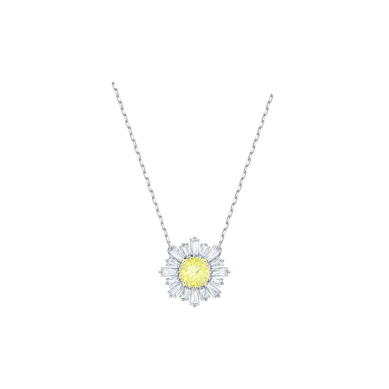 施华洛世奇太阳花造型项链