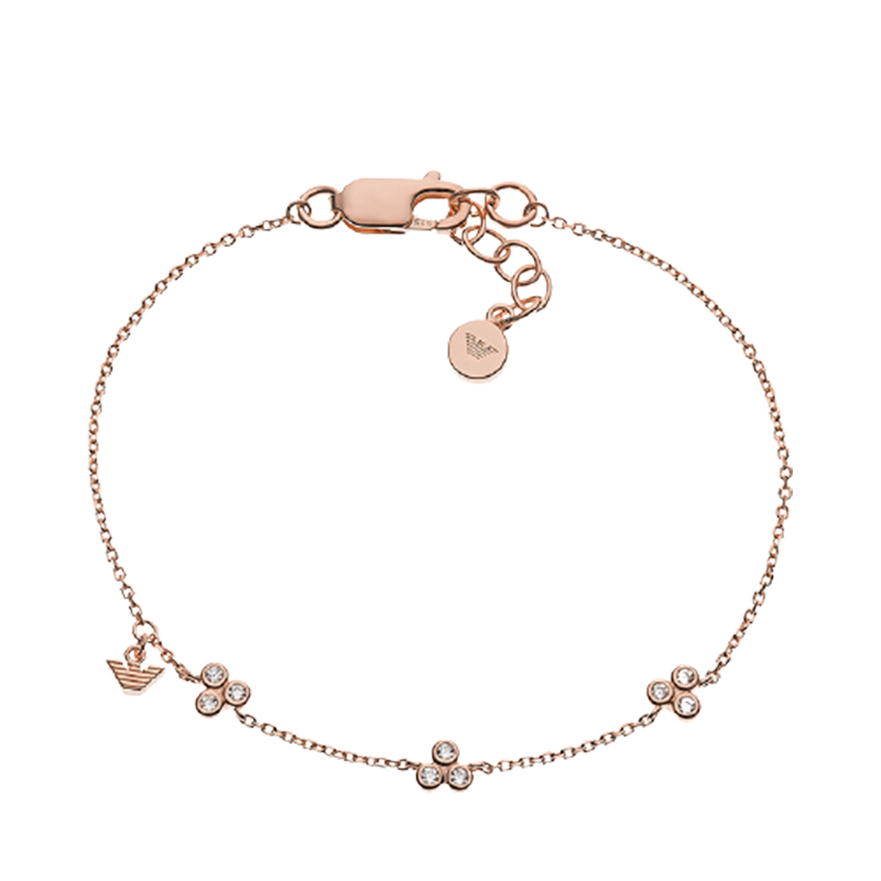 阿玛尼 925银镶钻手链