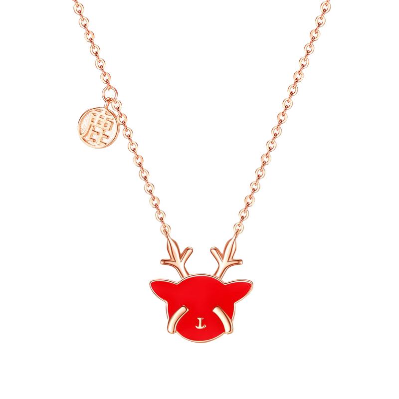 圣雅罗 一鹿有你锁骨链