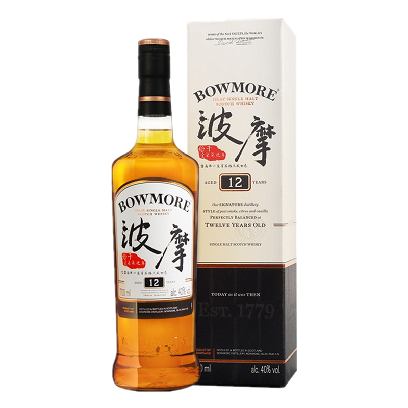 波摩 12年苏格兰威士忌洋酒