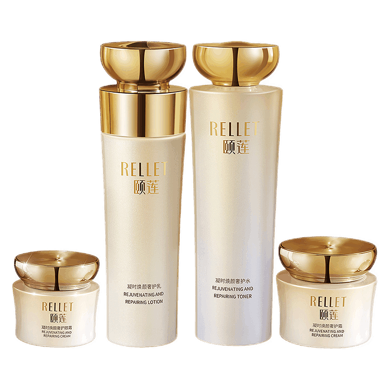 颐莲 凝时焕颜淡纹修护护肤套装