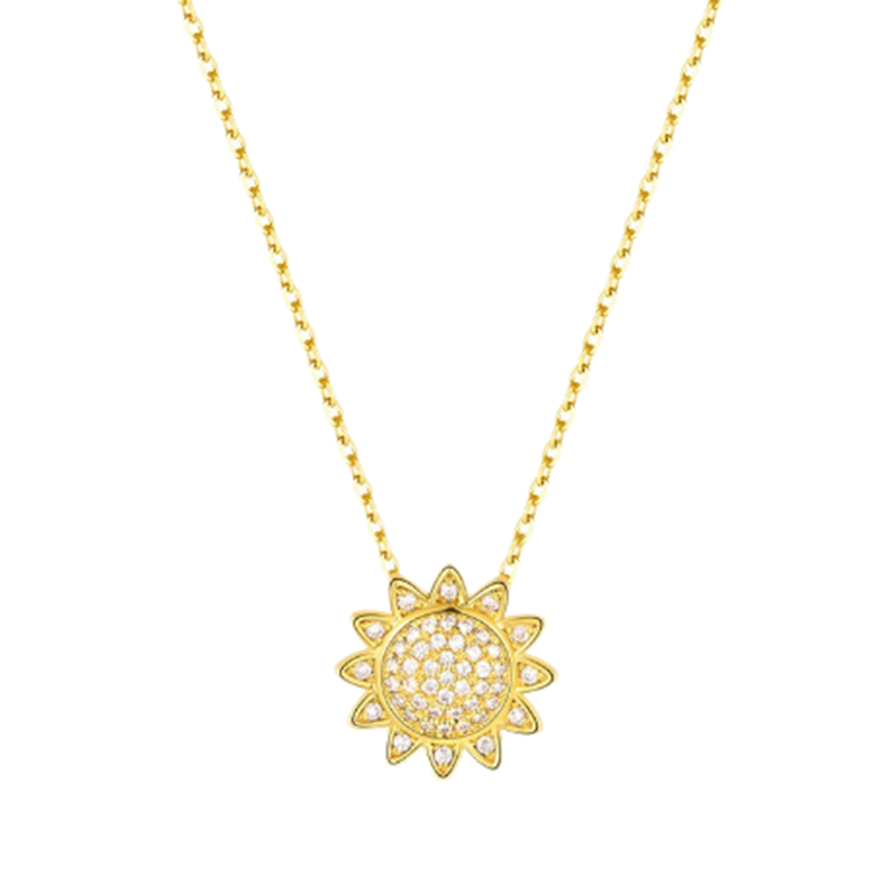 爱的约定太阳花项链