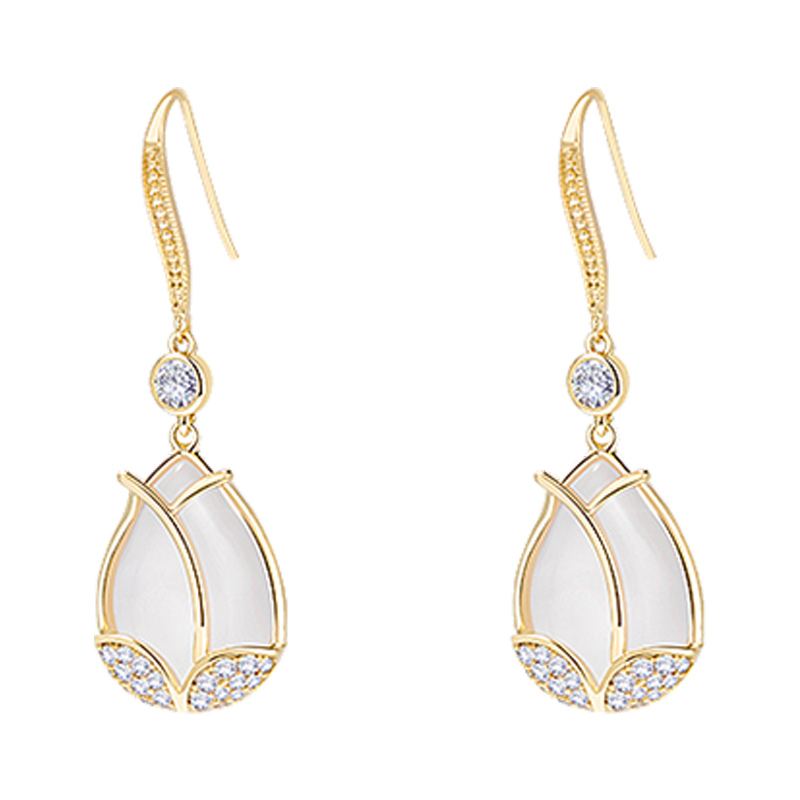 月随人 时尚简约复古耳坠