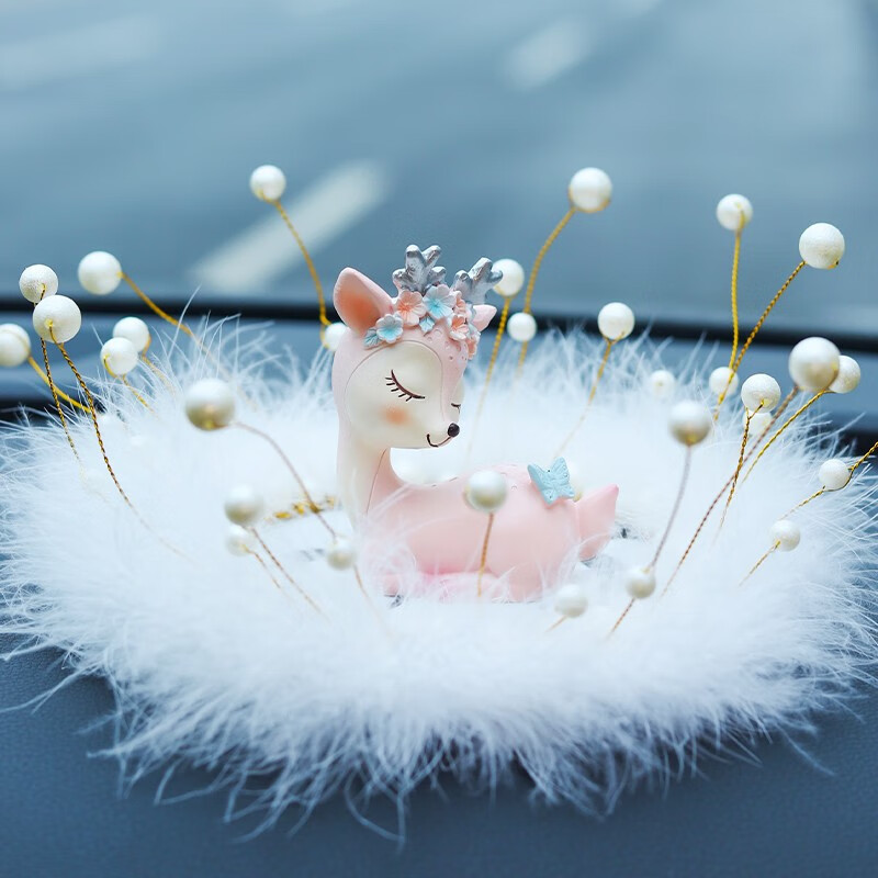 萌钻手工彩绘汽车摆件