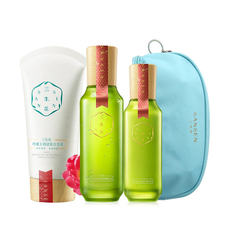 百雀羚积雪草补水护肤套装